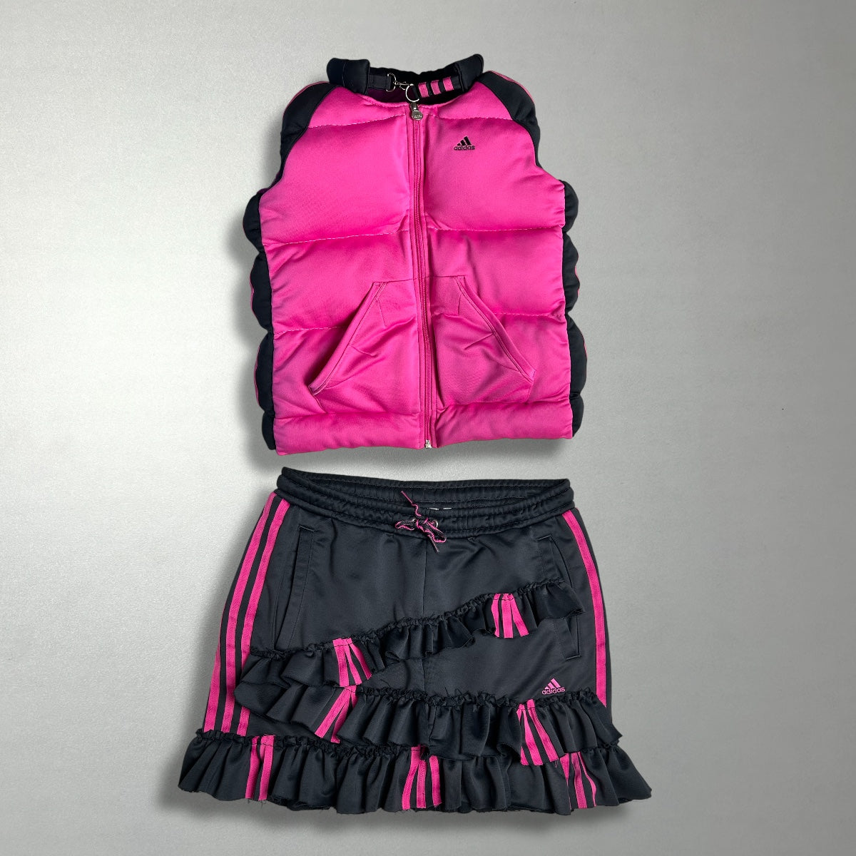 UPCYCLED PUFFER VEST PINK