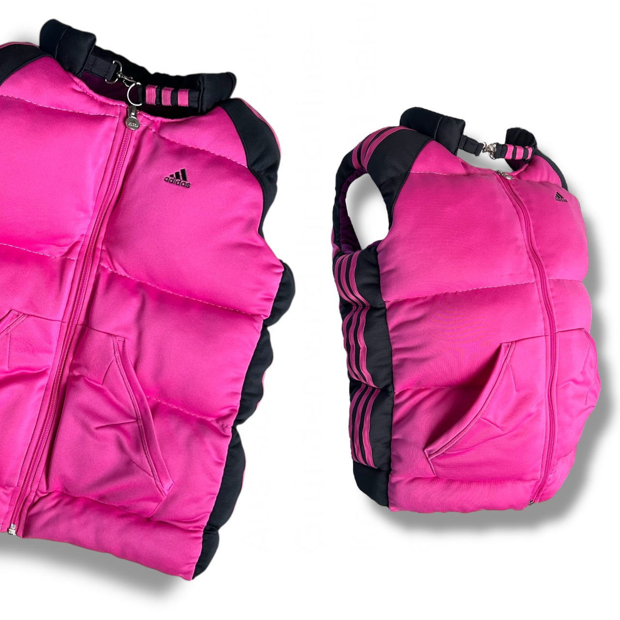 UPCYCLED PUFFER VEST PINK