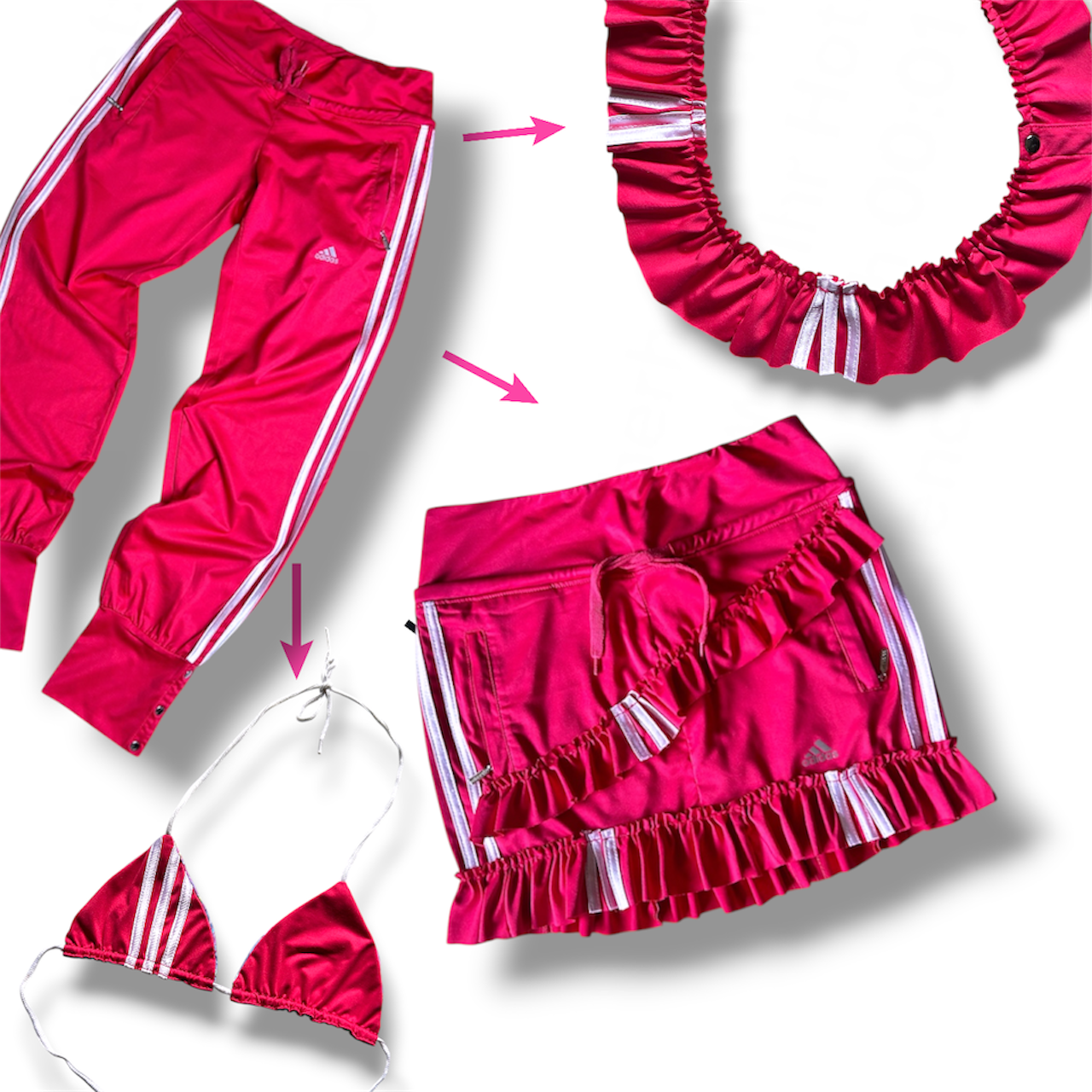 UPCYCLED SKIRT PINK