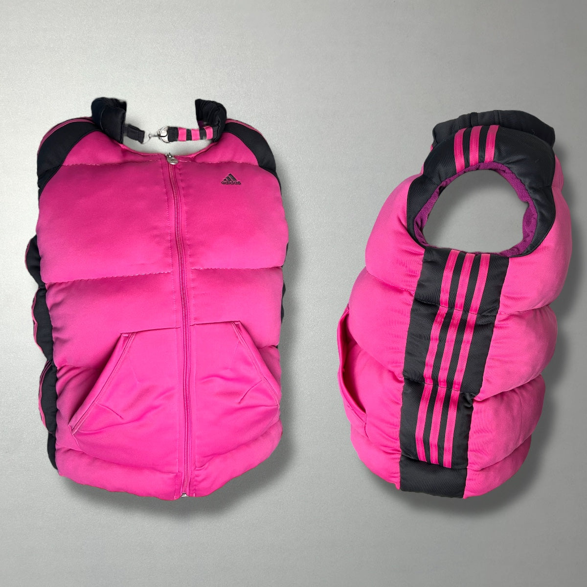 UPCYCLED PUFFER VEST PINK