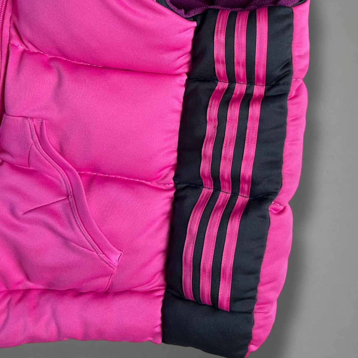 UPCYCLED PUFFER VEST PINK