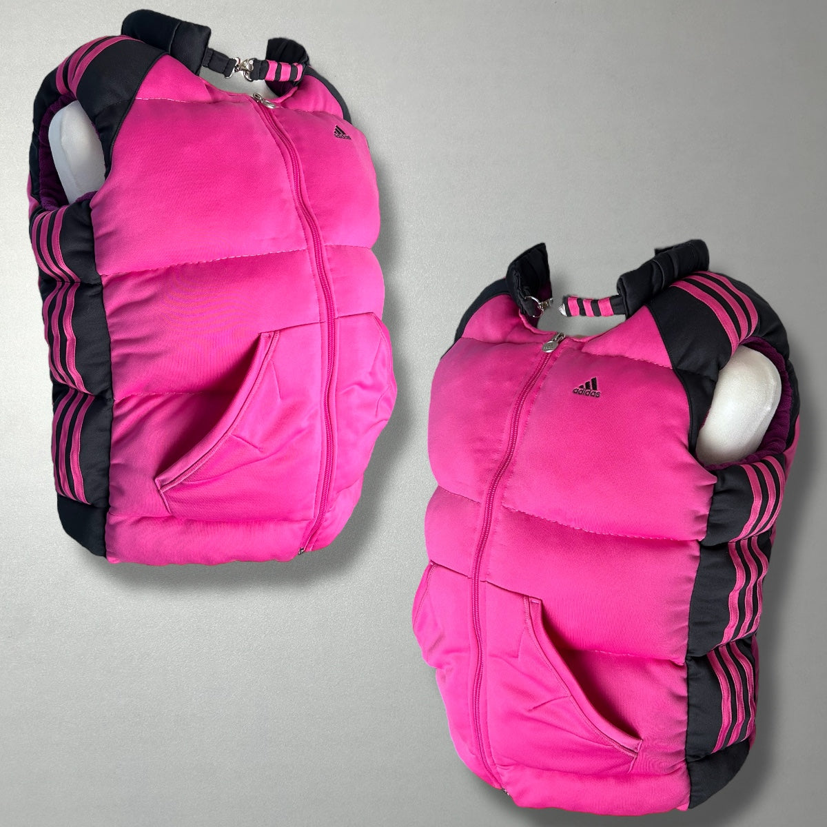 UPCYCLED PUFFER VEST PINK
