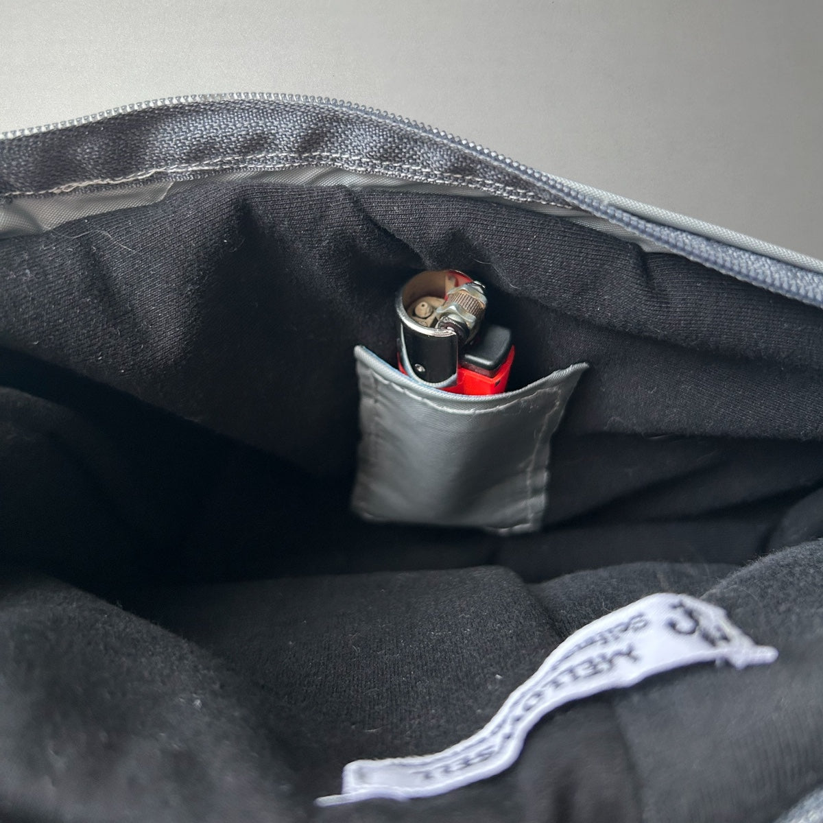 UPCYCLED PRADA DUSTBAG MESSENGER BAG