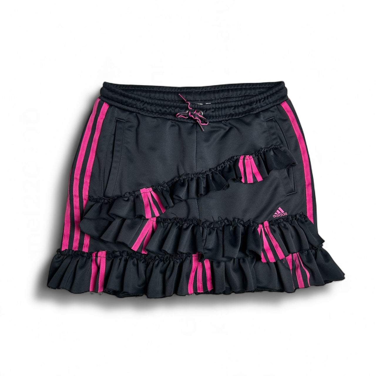 UPCYCLED PINK STRIPES SKIRT