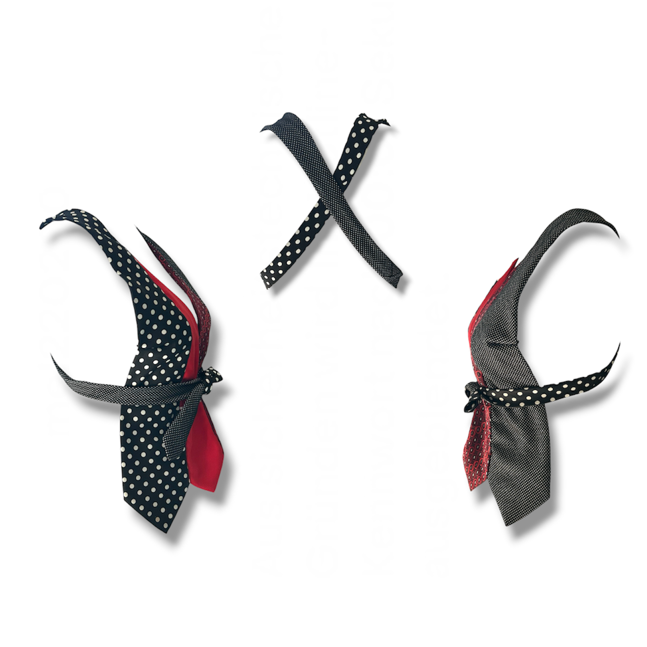 UPCYCLED TIE TOP DOTS