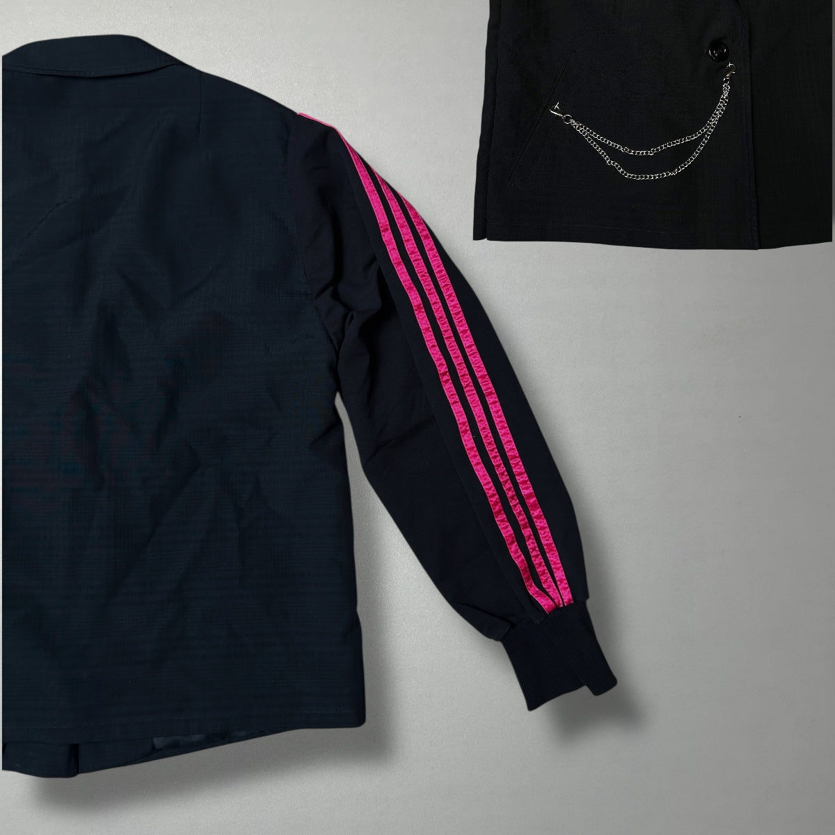 UPCYCLED BLAZER STRIPED PINK