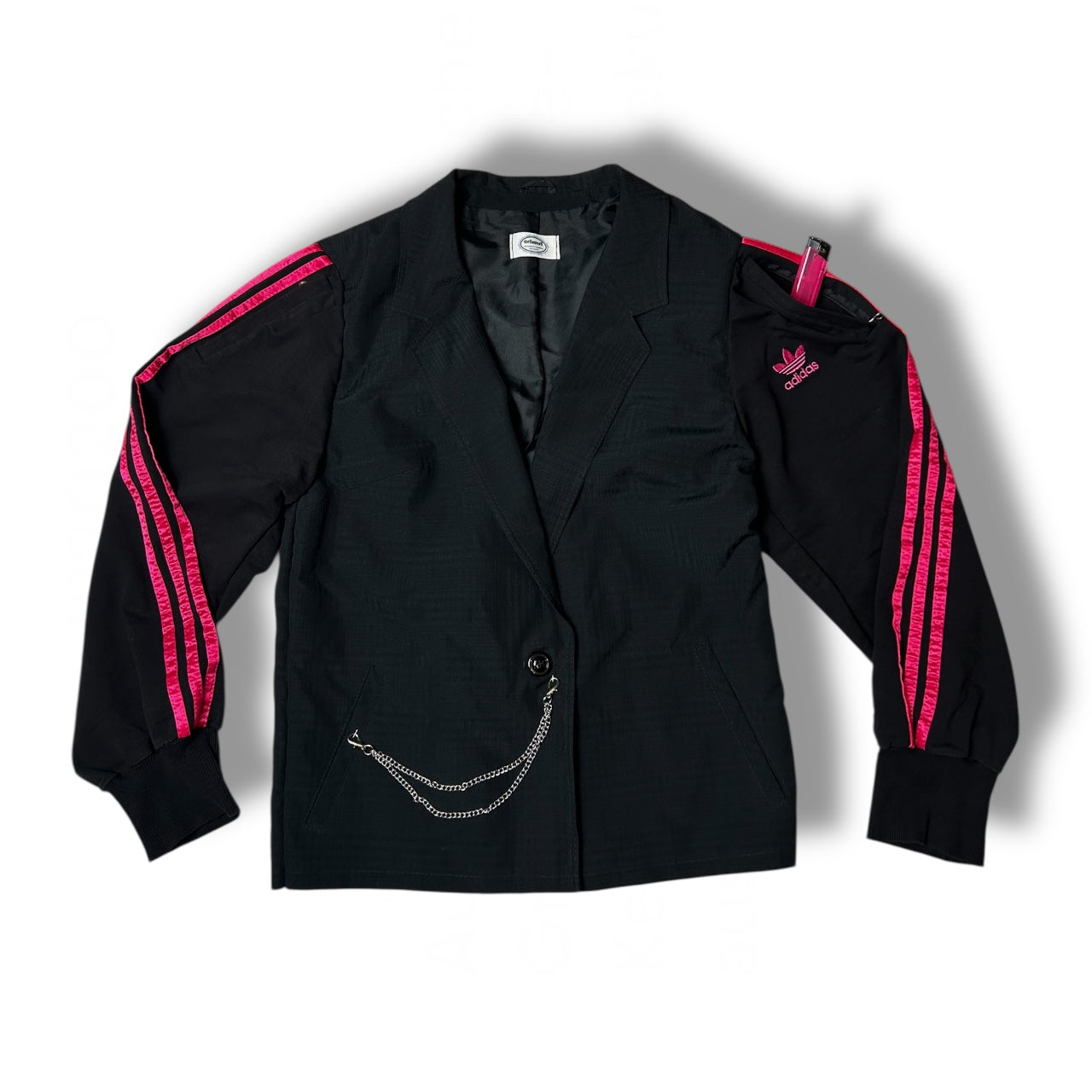 UPCYCLED BLAZER STRIPED PINK