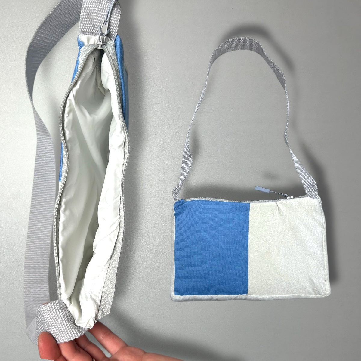 UPCYCLED BABYBLUE BAG