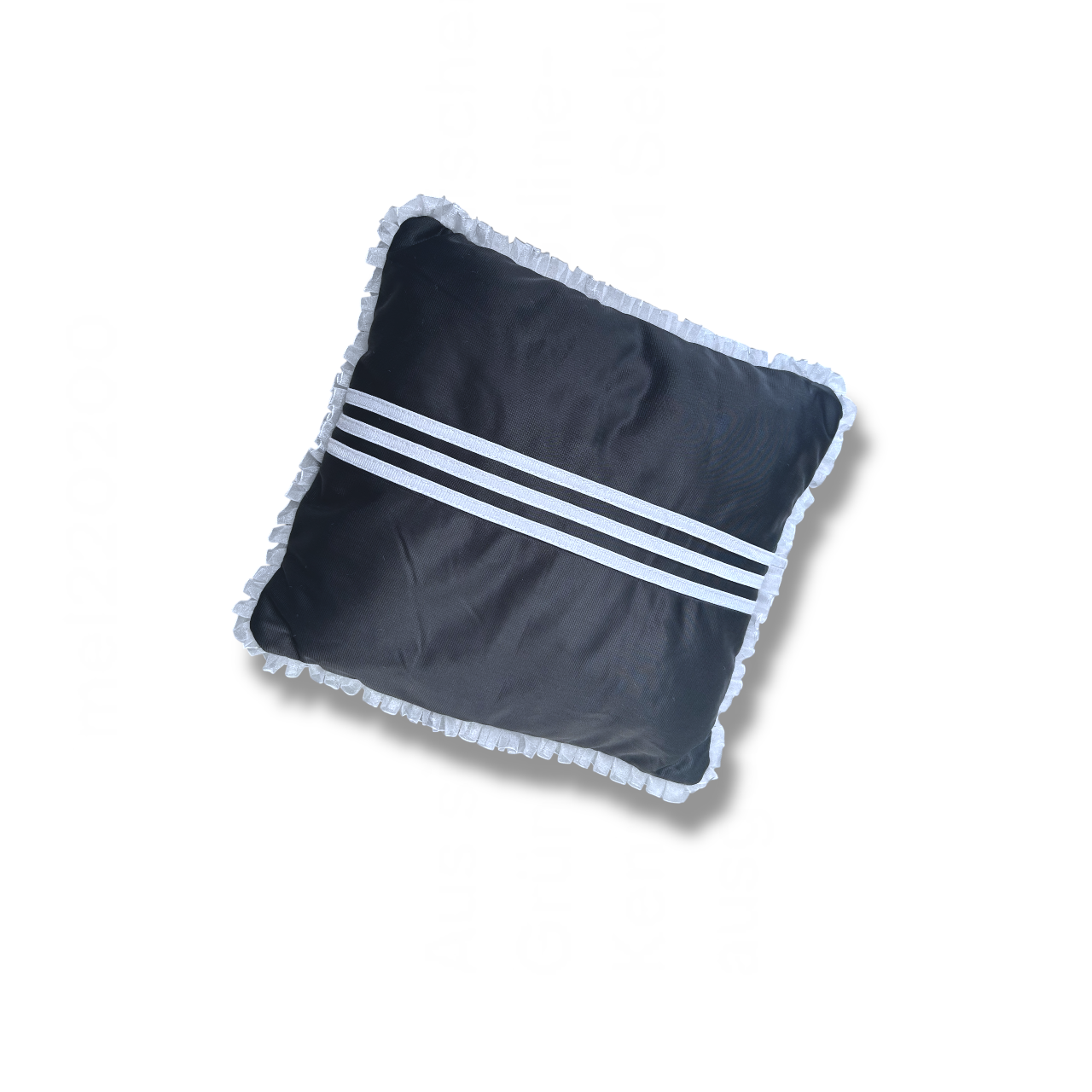 UPCYCLED PILLOW STRIPES GREY