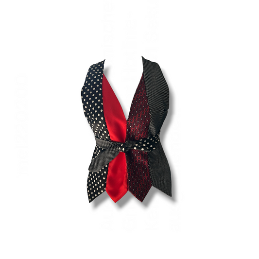 UPCYCLED TIE TOP DOTS