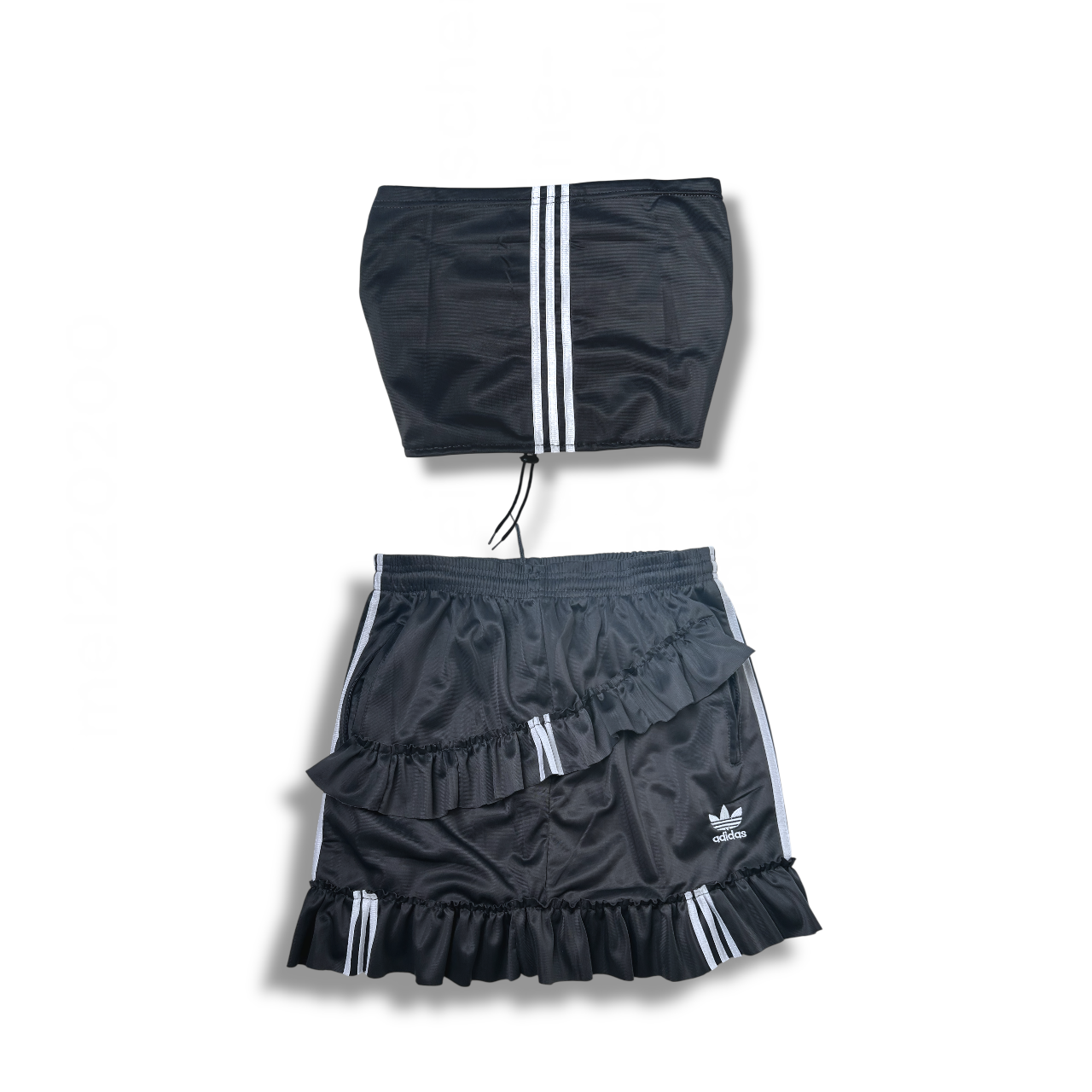 UPCYCLED TOP STRIPES GREY