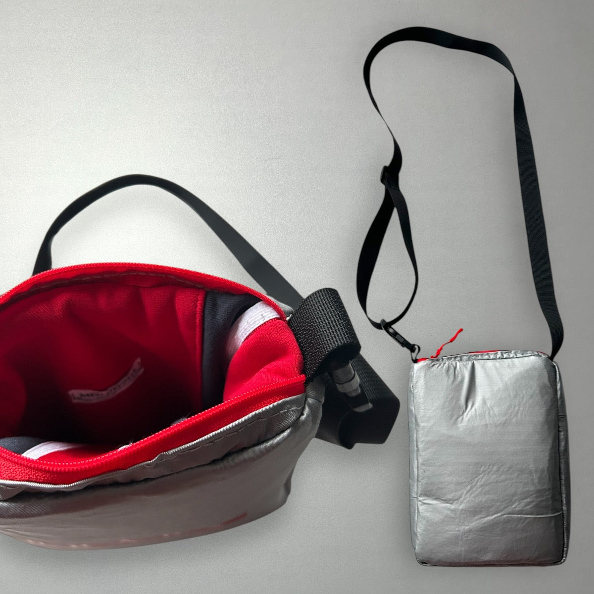 UPCYCLED DUSTBAG MESSENGER BAG