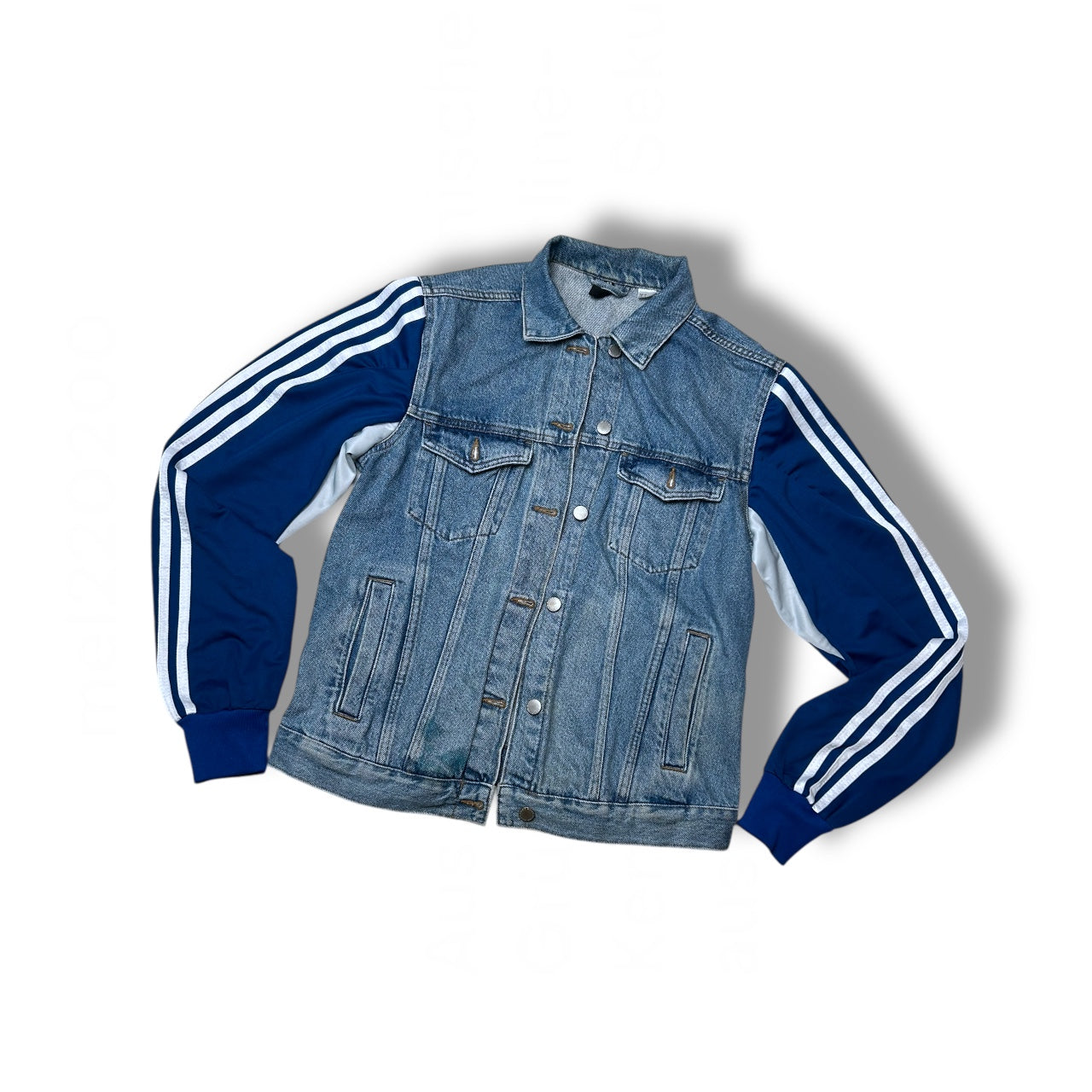 UPCYCLED DENIM JACKET STRIPES