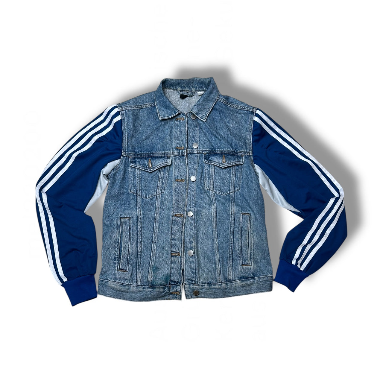 UPCYCLED DENIM JACKET STRIPES