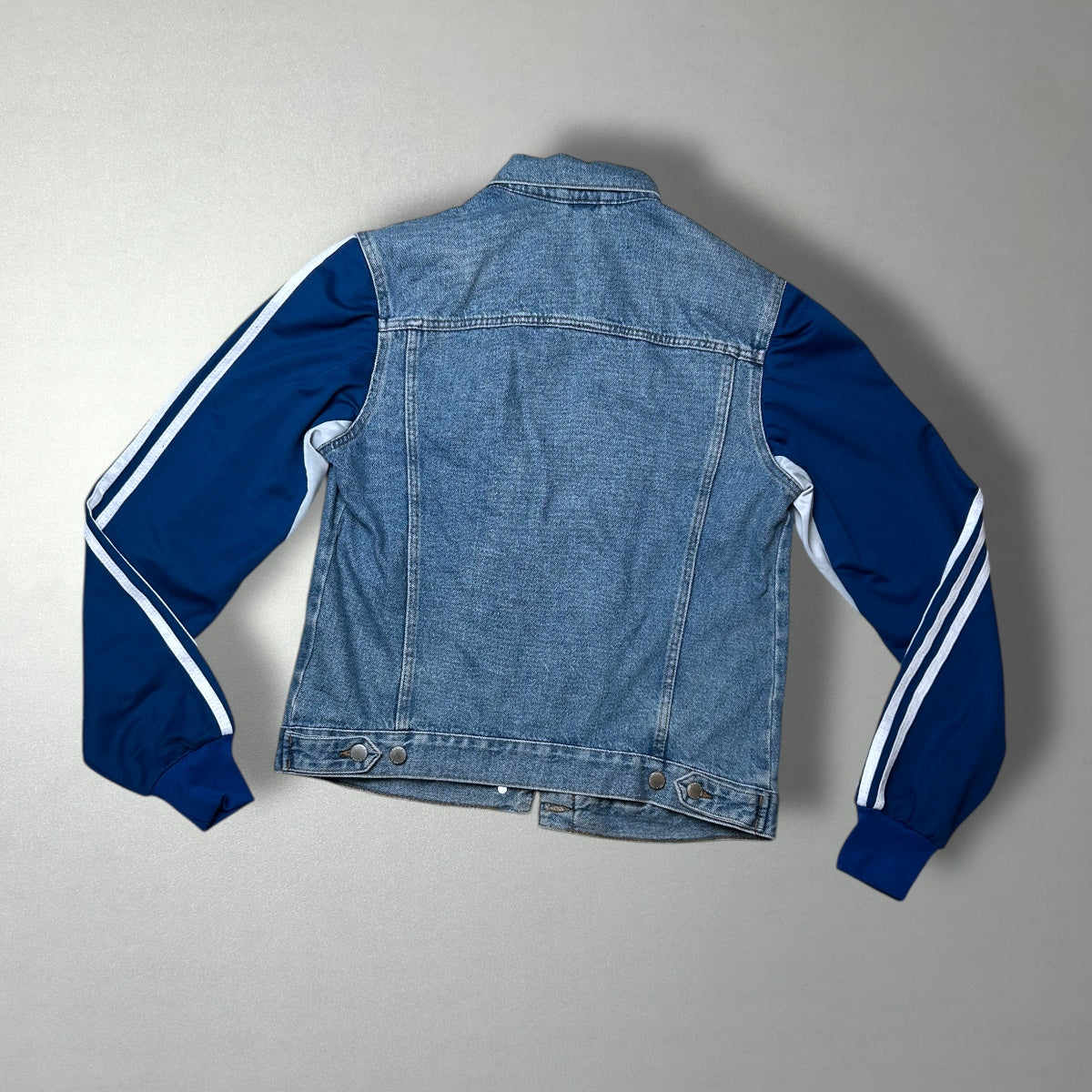 UPCYCLED DENIM JACKET STRIPES